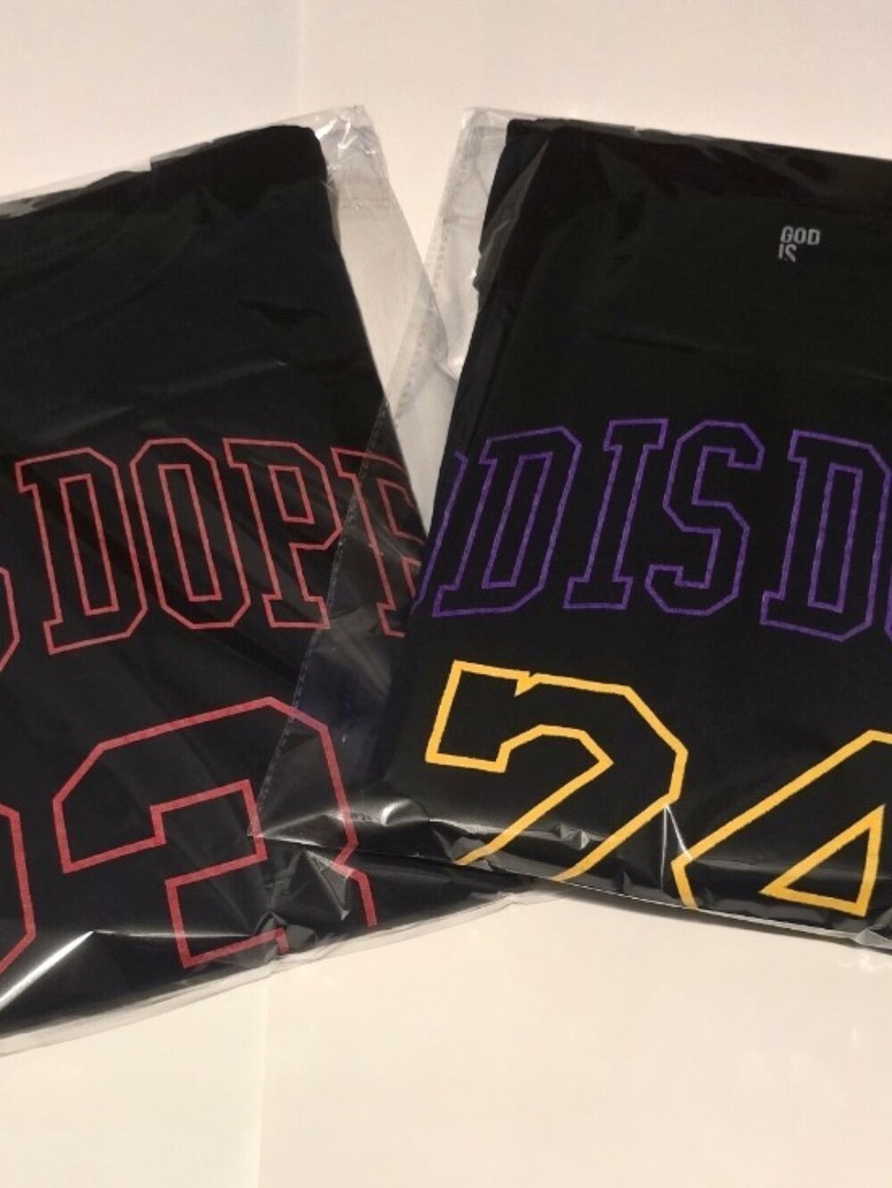 Used Kobe Bryant Or Michael Jordan Tribute, Black, Mens Size 2XL $18 Each